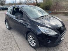 2010 FORD KA STUDIO, BLACK, MANUAL PETROL, 3 DOOR HATCHBACK, 4 PREVIOUS KEEPERS, NO VAT