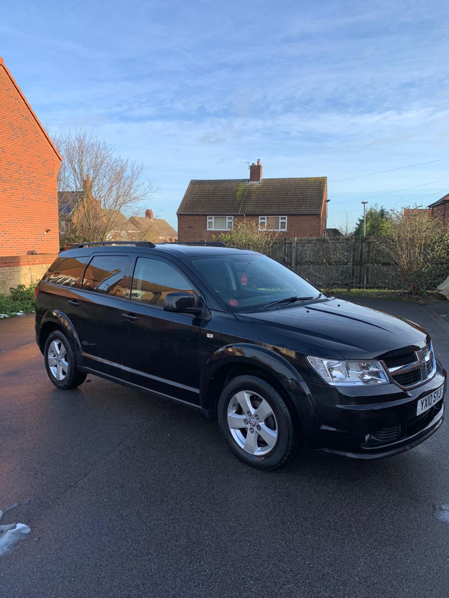 2010/10 REG DODGE JOURNEY SXT CRD 2.0 DIESEL BLACK MPV 7 SEAT, SHOWING 4 FORMER KEEPERS *NO VAT*