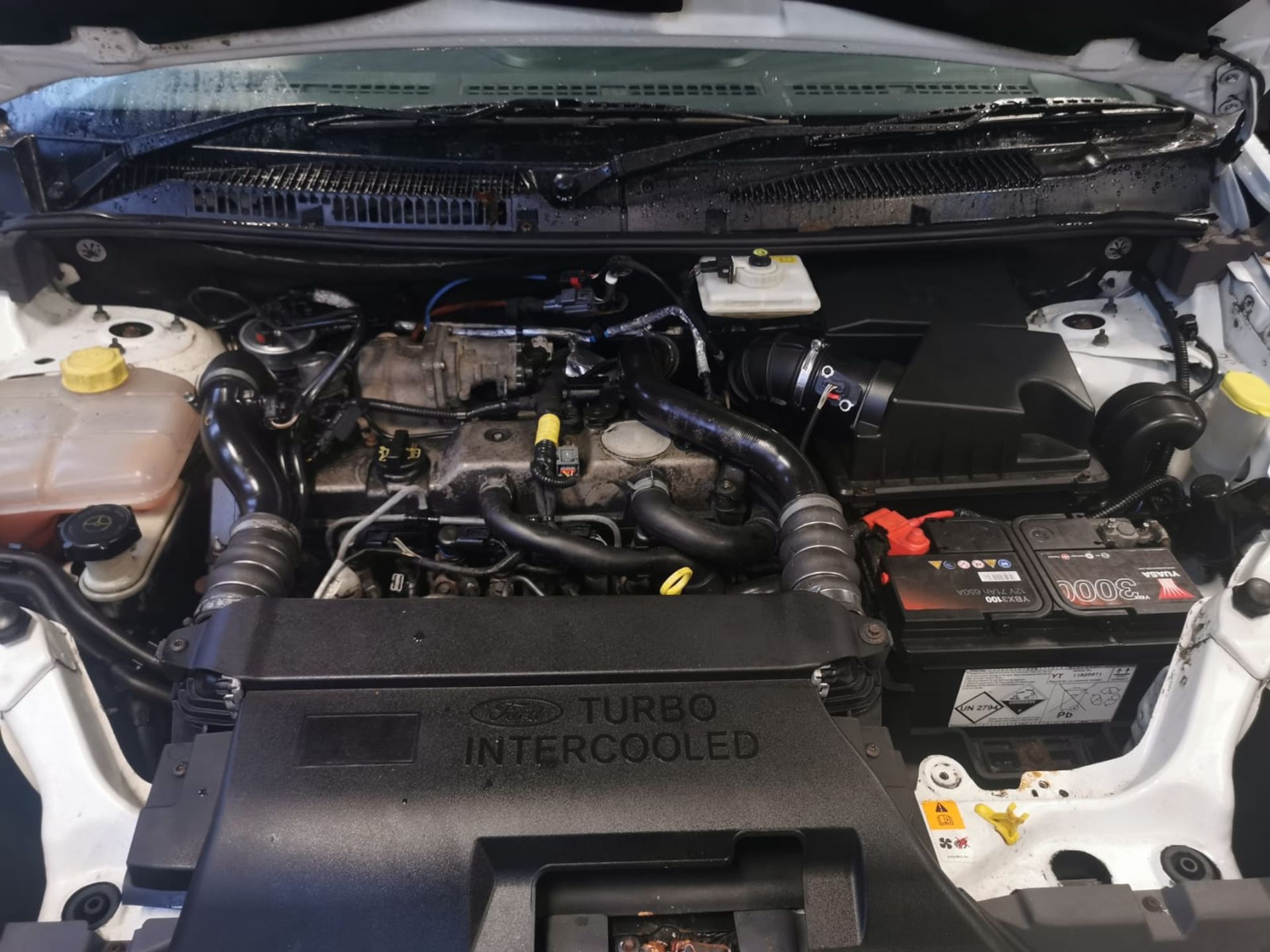 2013/62 REG FORD TRANSIT CONNECT 90 T230 1.8 DIESEL WHITE PANEL VAN, SHOWING 2 FORMER KEEPERS - Image 9 of 11