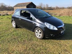 2008/58 REG VAUXHALL CORSA ACTIVE ECOFLEX CDTI 1.25 DIESEL BLACK 3 DOOR HATCHBACK *NO VAT*