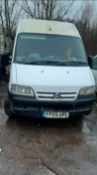 2005/05 REG CITROEN RELAY 1800 TD HDI LWB 2.2 DIESEL WHITE PANEL VAN, SHOWING 3 FORMER KEEPERS