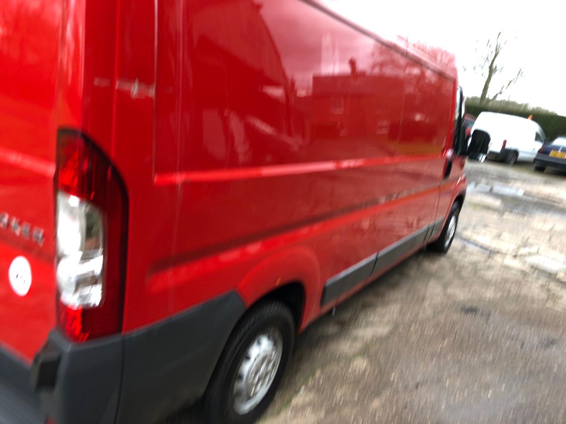 2014/63 REG PEUGEOT BOXER 333 L3H2 HDI 2.2 DIESEL RED PANEL VAN, SHOWING 0 FORMER KEEPERS *PLUS VAT* - Image 6 of 12