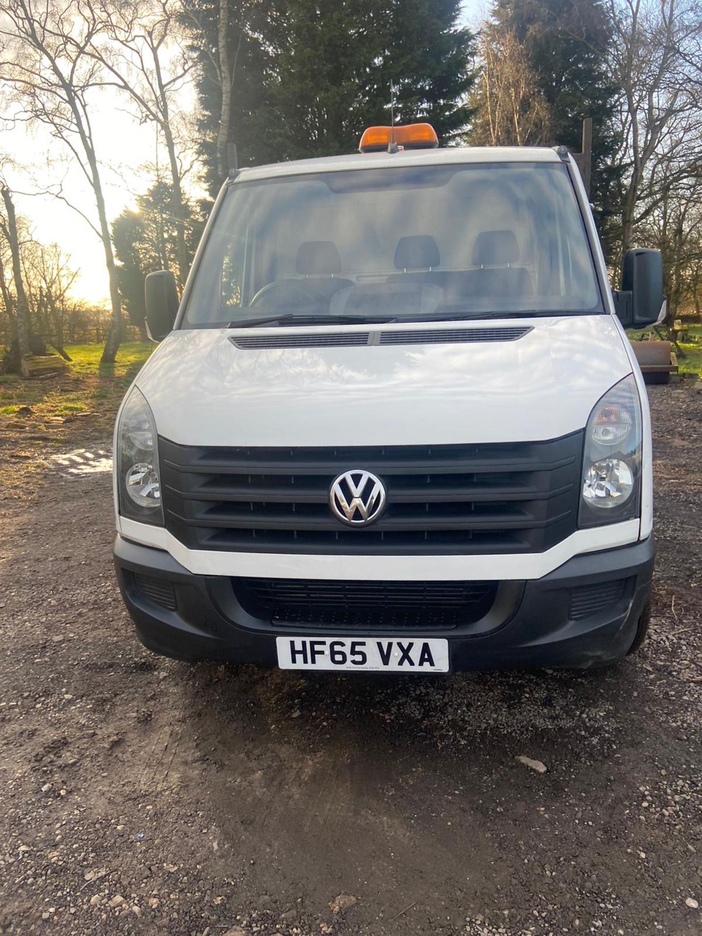 2015/65 REG VOLKSWAGEN CRAFTER CR35 TDI 2.0 DIESEL WHITE DROPSIDE LORRY *PLUS VAT* - Image 4 of 9