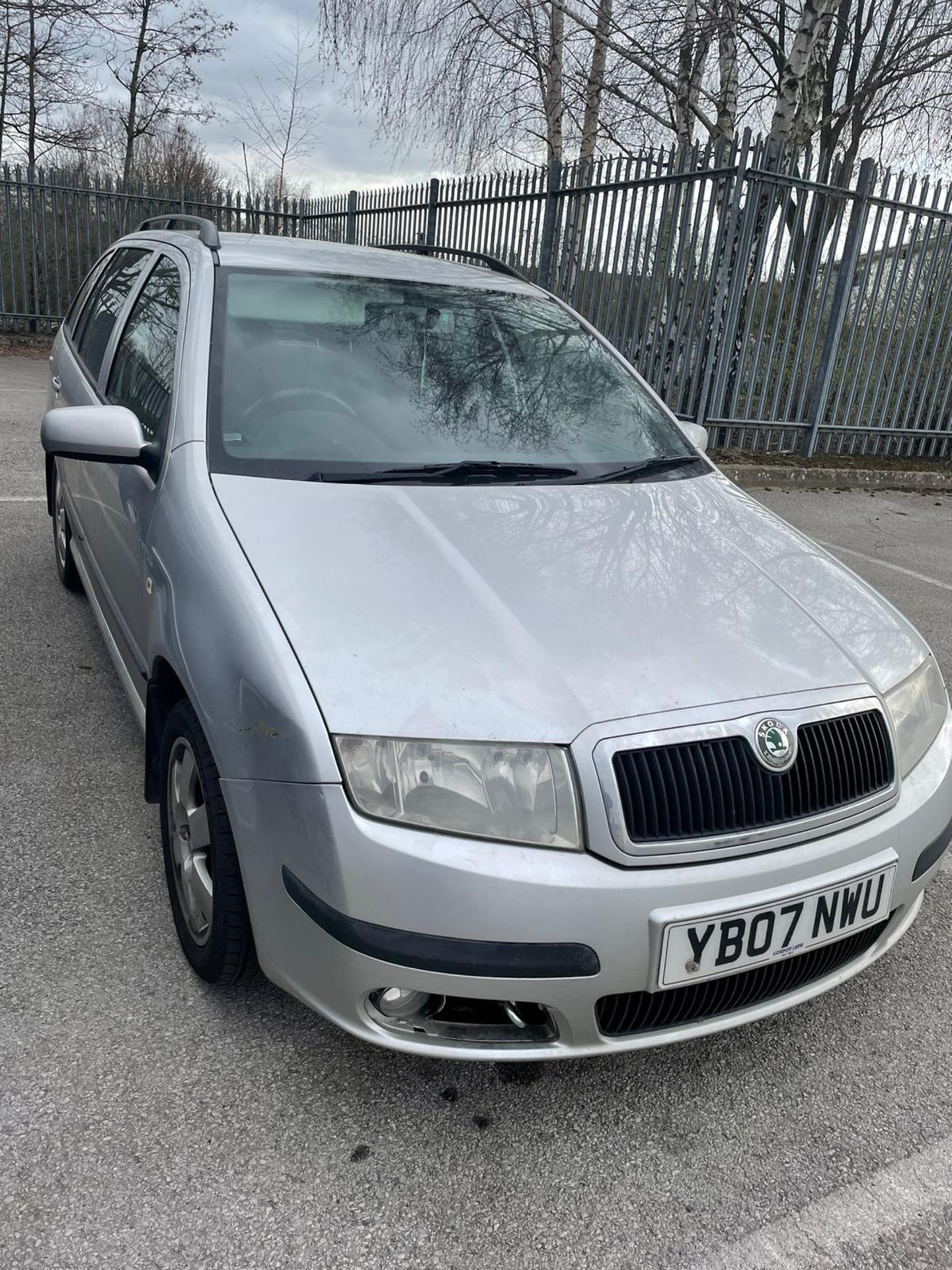 2007/07 REG SKODA FABIA BOHEMIA 16V 1.4 PETROL SILVER ESTATE, SHOWING 4 FORMER KEEPERS *NO VAT*