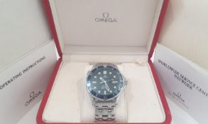 Omega Seamaster 41mm Full Size JAMES BOND Wave Dial Mens Watch *NO VAT*