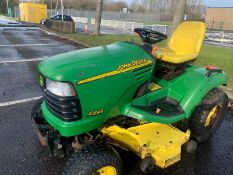 JOHN DEERE X595 4WD RIDE ON LAWN MOWER, YEAR 2007, JUST HAD £800 SPENT ON THE DECK, GREAT MACHINE