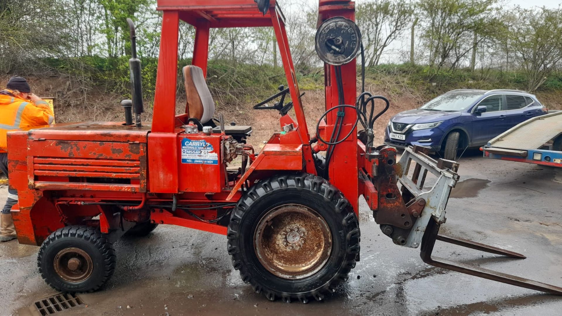 MANITOU MCE-30c 3 TON ROUGH TERRAIN, FORK TRUCK WITH FORKS AND BUCKET *PLUS VAT*