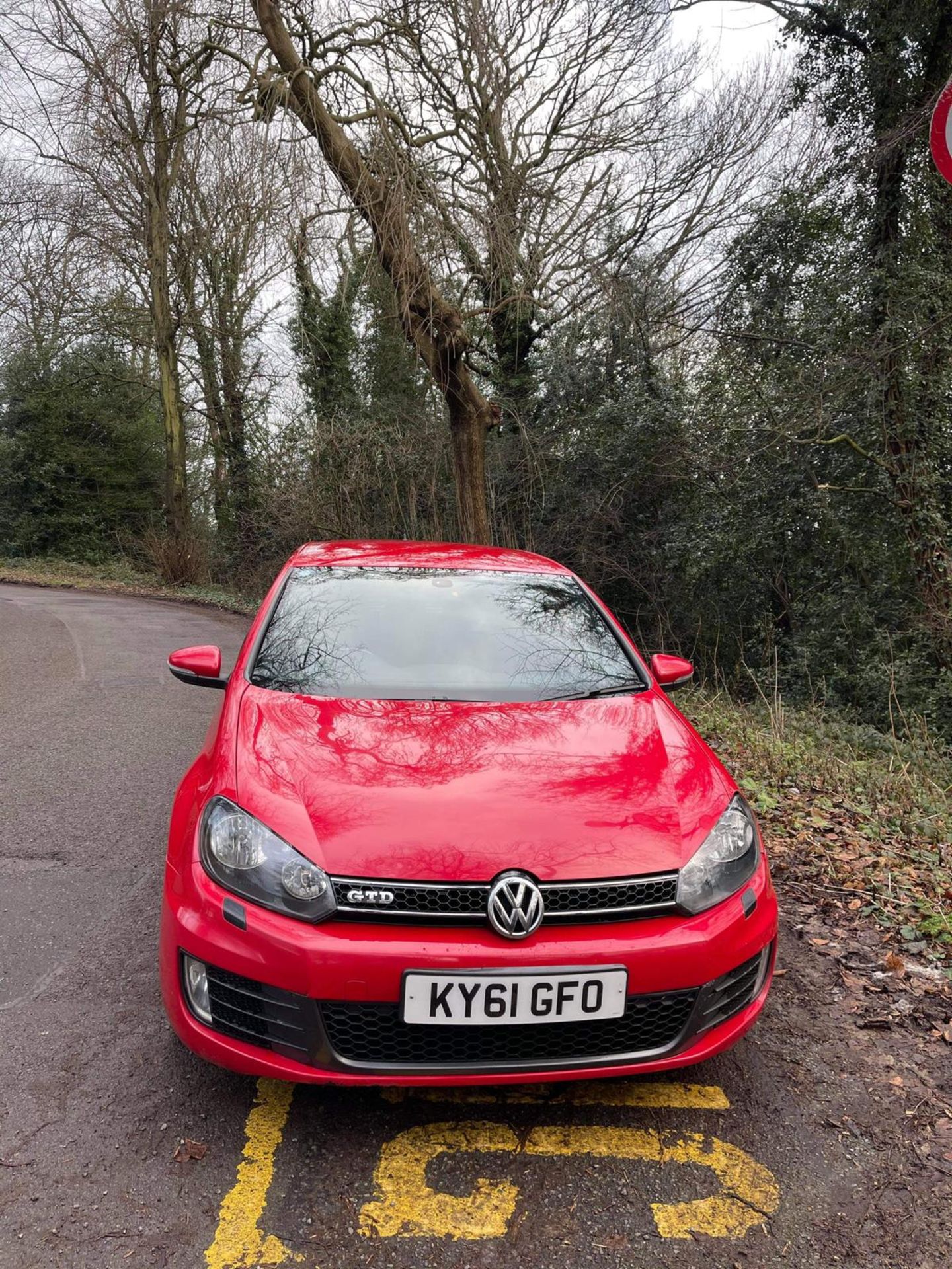 2011/61 REG VOLKSWAGEN GOLF GTD 2.0 DIESEL RED 5 DOOR HATCHBACK, SHOWING 8 FORMER KEEPERS *NO VAT* - Image 2 of 10