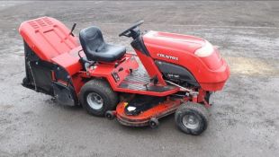 COUNTAX C800H PETROL RIDE ON MOWER, FULL WORKING ORDER WITH SWEEPER AND GRASS BOX *NO VAT*