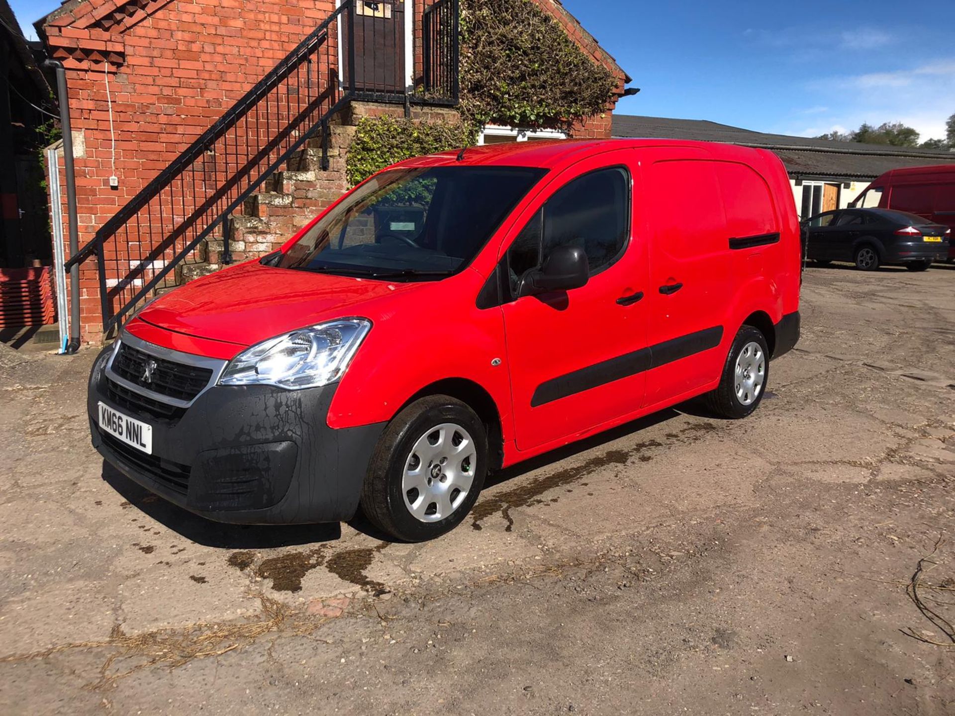 2016 PEUGEOT PARTNER S L2 BLUE HDI,1.6 DIESEL ENGINE, RED PANEL VAN *PLUS VAT* - Image 2 of 10