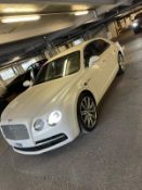 2014 BENTLEY FLYING SPUR W12 AUTO, 4 DOOR SALOON, WHITE, SHOWING 1 PREVIOUS OWNER *PLUS VAT*