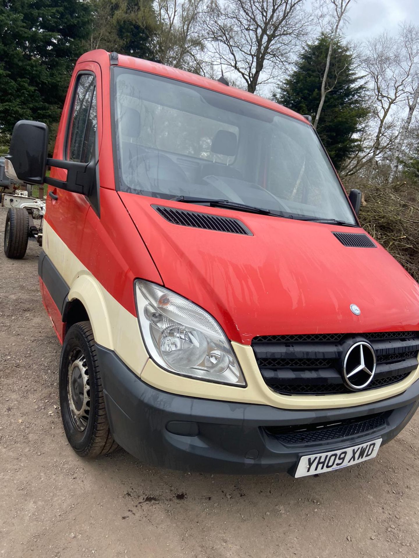 2009 MERCEDES SPRINTER 311 CDI LWB CAB CHASSIS, BOX VAN, 2.2 DIESEL ENGINE *PLUS VAT* - Image 2 of 9