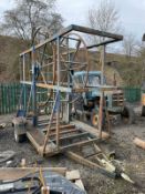 SINGLE AXLE PIPE TRAILER, IN USED BUT GOOD CONDITION *PLUS VAT*
