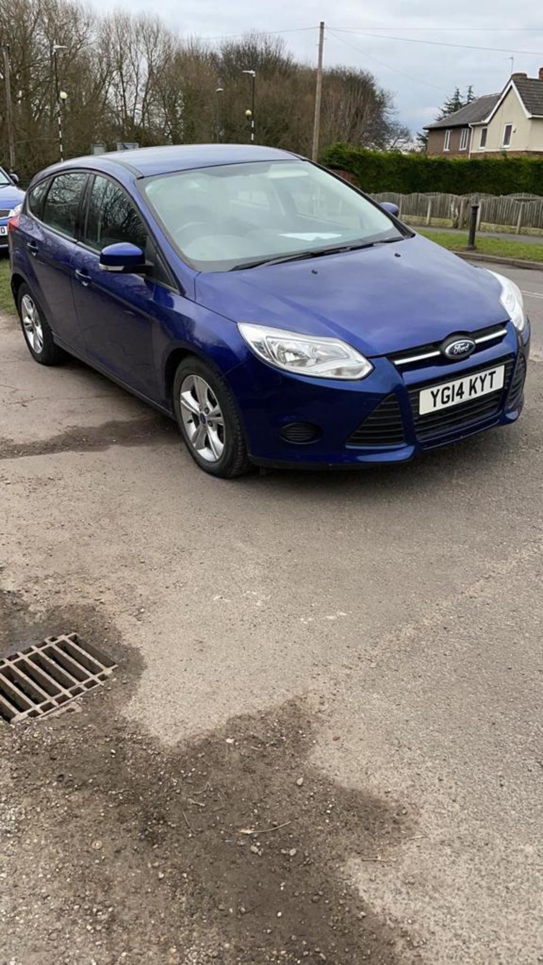 2014/14 REG FORD FOCUS EDGE ECONETIC TDCI 1.6 DIESEL BLUE 5 DOOR, SHOWING 3 FORMER KEEPERS *NO VAT* - Image 2 of 9