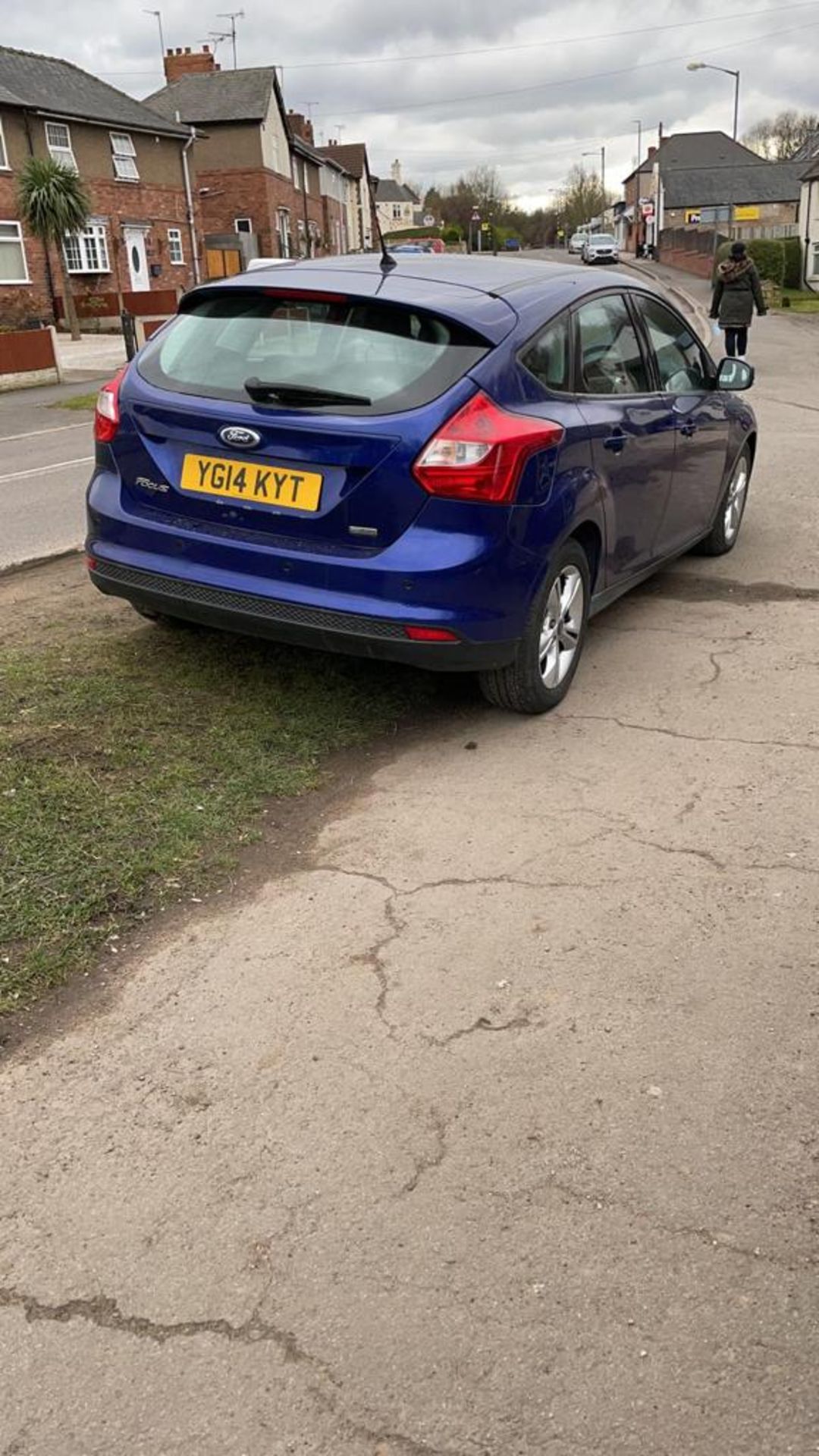 2014/14 REG FORD FOCUS EDGE ECONETIC TDCI 1.6 DIESEL BLUE 5 DOOR, SHOWING 3 FORMER KEEPERS *NO VAT* - Image 6 of 9