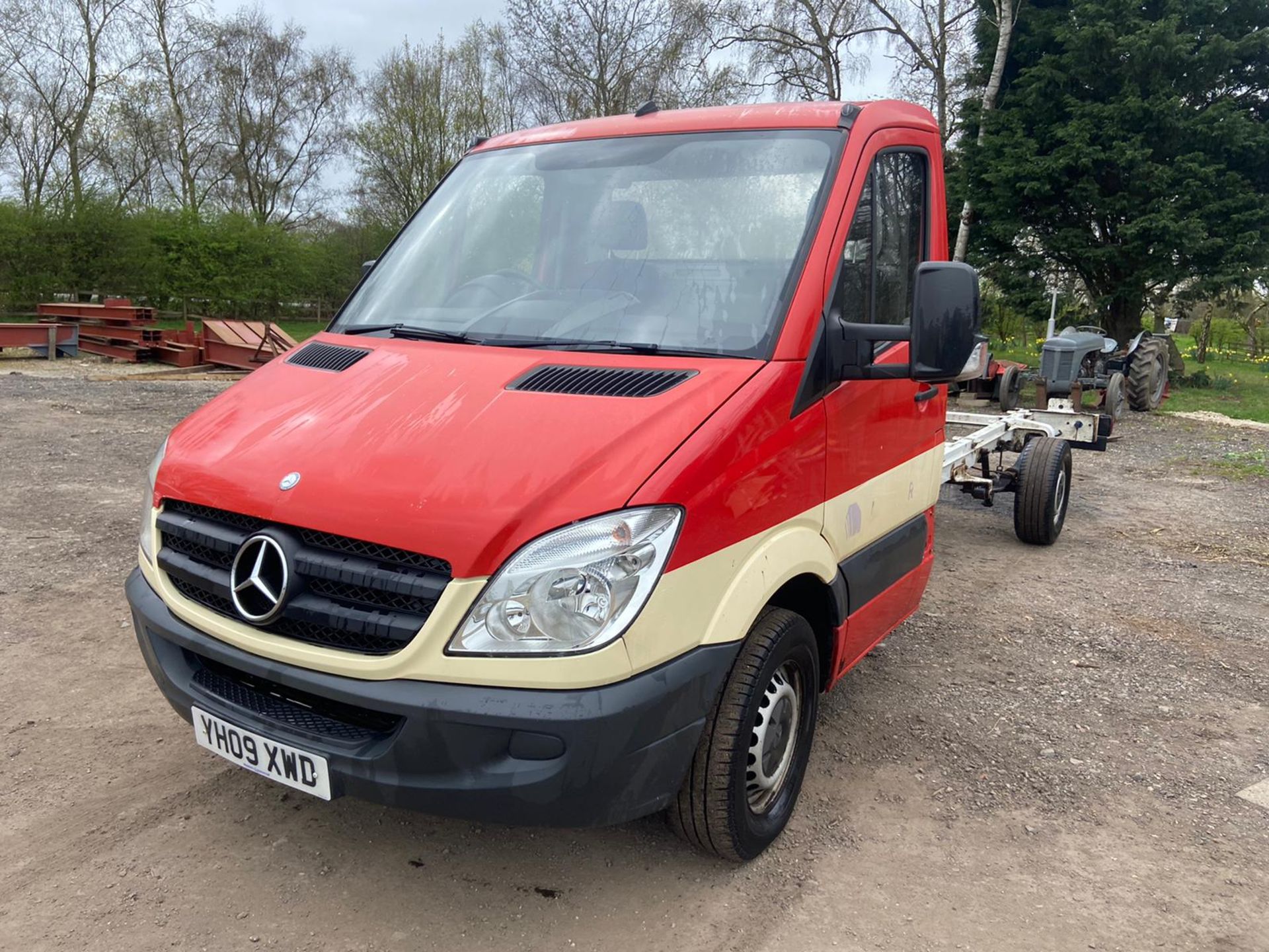 2009 MERCEDES SPRINTER 311 CDI LWB CAB CHASSIS, BOX VAN, 2.2 DIESEL ENGINE *PLUS VAT* - Image 4 of 9