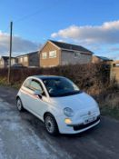 2012/12 REG FIAT 500 LOUNGE 1.25 PETROL WHITE 3 DOOR HATCHBACK, SHOWING 2 FORMER KEEPERS *NO VAT*