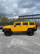 HUMMER H3 90,000 KM YELLOW WITH BLACK, UPGRADED WHEELS AND SUSPENSION, IN UK MID FEB, YEAR 2006