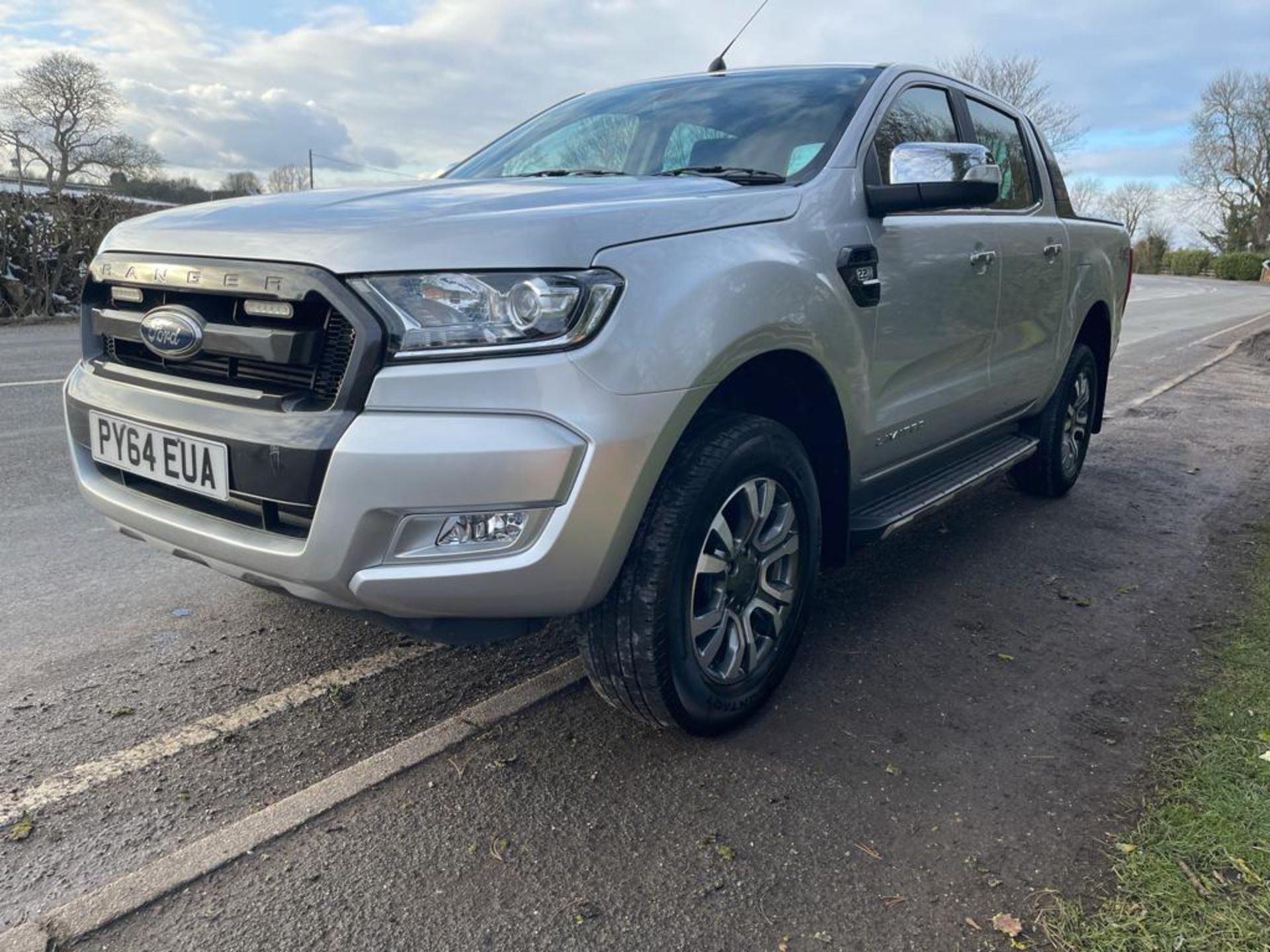 2015 REG FORD RANGER LIMITED 4X4 TDCI 2.2 DIESEL SILVER PICK-UP, SHOWING 3 FORMER KEEPERS *NO VAT - Image 4 of 23