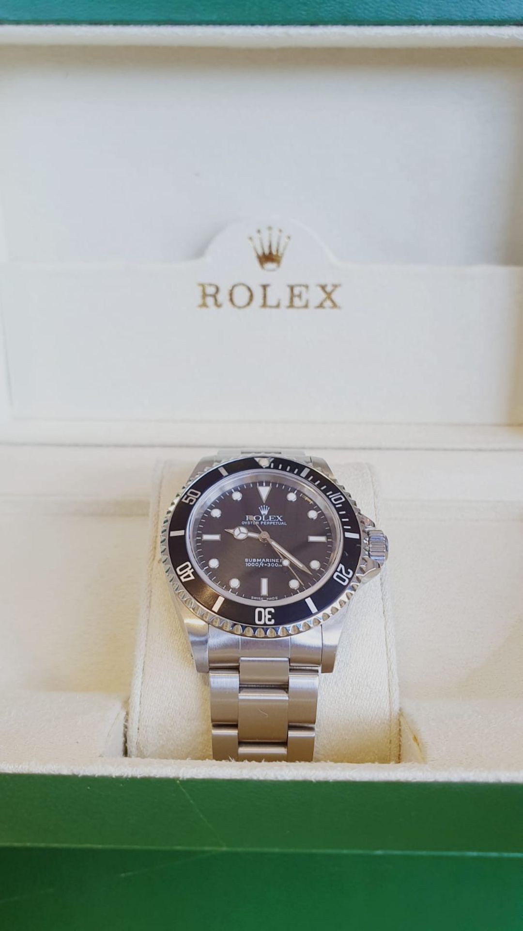 ROLEX SUBMARINER K SERIES STEEL FINISH WATCH NO VAT - Image 2 of 9