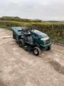 HAYTER H1842 RIDE ON LAWN MOWER, V-TWIN ENGINE, SWEEPER BRUSHES IN VERY GOOD CONDITION *NO VAT*