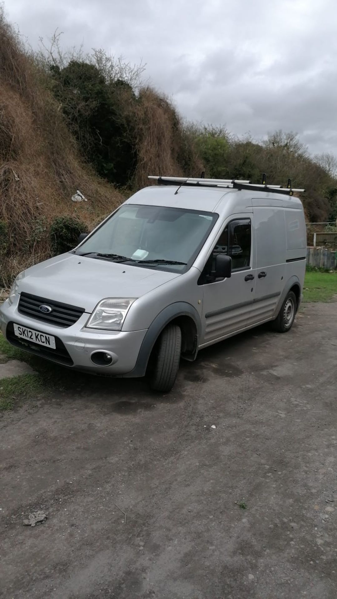 2012 FORD TRANSIT CONNECT 90 T230 TREND, SILVER, DEISEL, 2 PREVIOUS KEEPERS, NO VAT - Image 2 of 3