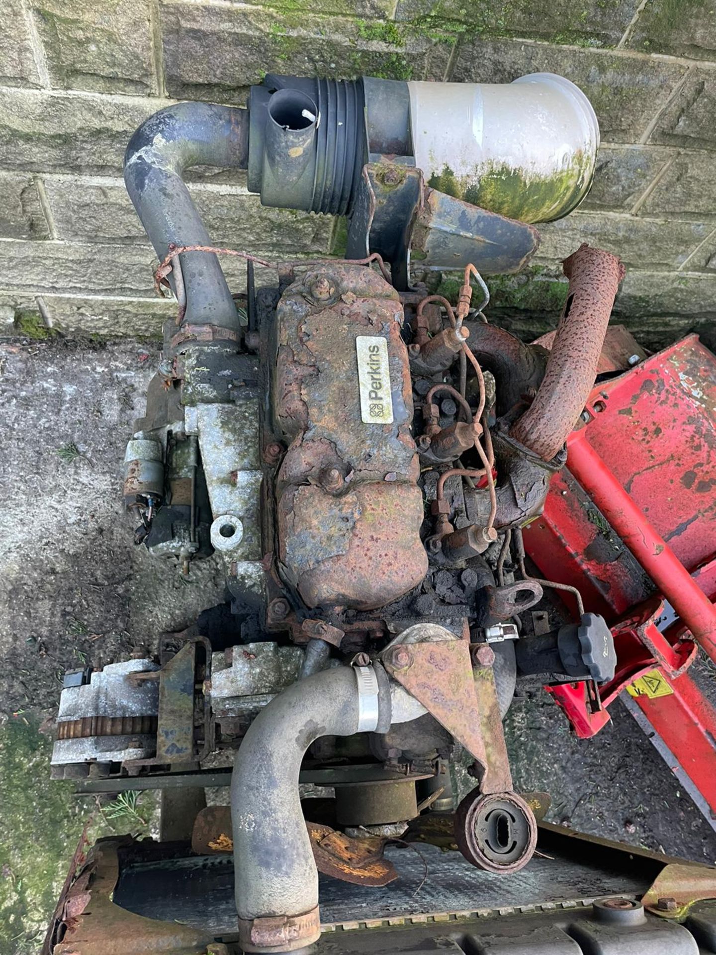 PERKINS 3 DIESEL CYLINDER ENGINE, UNTESTED *PLUS VAT* - Image 3 of 3