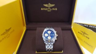 MP - BREITLING CHRONOMAT STEEL & GOLD BI-METAL 40mm MENS WATCH NO VAT