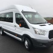 2014 (64) FORD TRANSIT 460 ECONETIC TECH, 17 SEAT MINI BUS, DIESEL, ONLY 24,000 MILES *PLUS VAT*