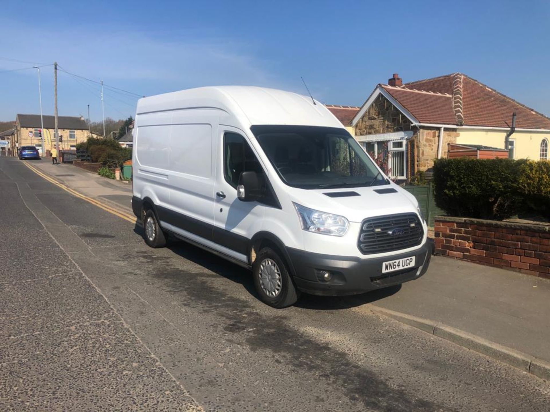 MT- 2014/64 REG FORD TRANSIT 350 TREND AIR CON 2.2 DIESEL WHITE PANEL VAN, REAL CLEAN, STRAIGHT - Image 7 of 22