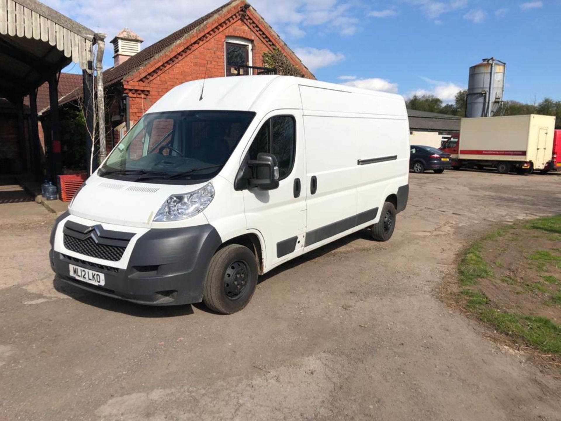 2012 CITROEN RELAY 35 L3H2 HDI, WHITE PANEL VAN, 2.2 DIESEL ENGINE *NO VAT* - Image 2 of 10