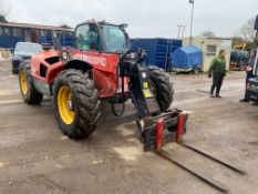 2005 Manitou MLT741-120 Turbo telehandler, full spec machine, brakes, transmission & engine all work