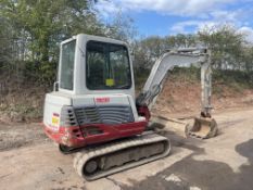 2008 TAKEUCHI TB235 3.6 TON EXCAVATOR JUST 2149 HRS !