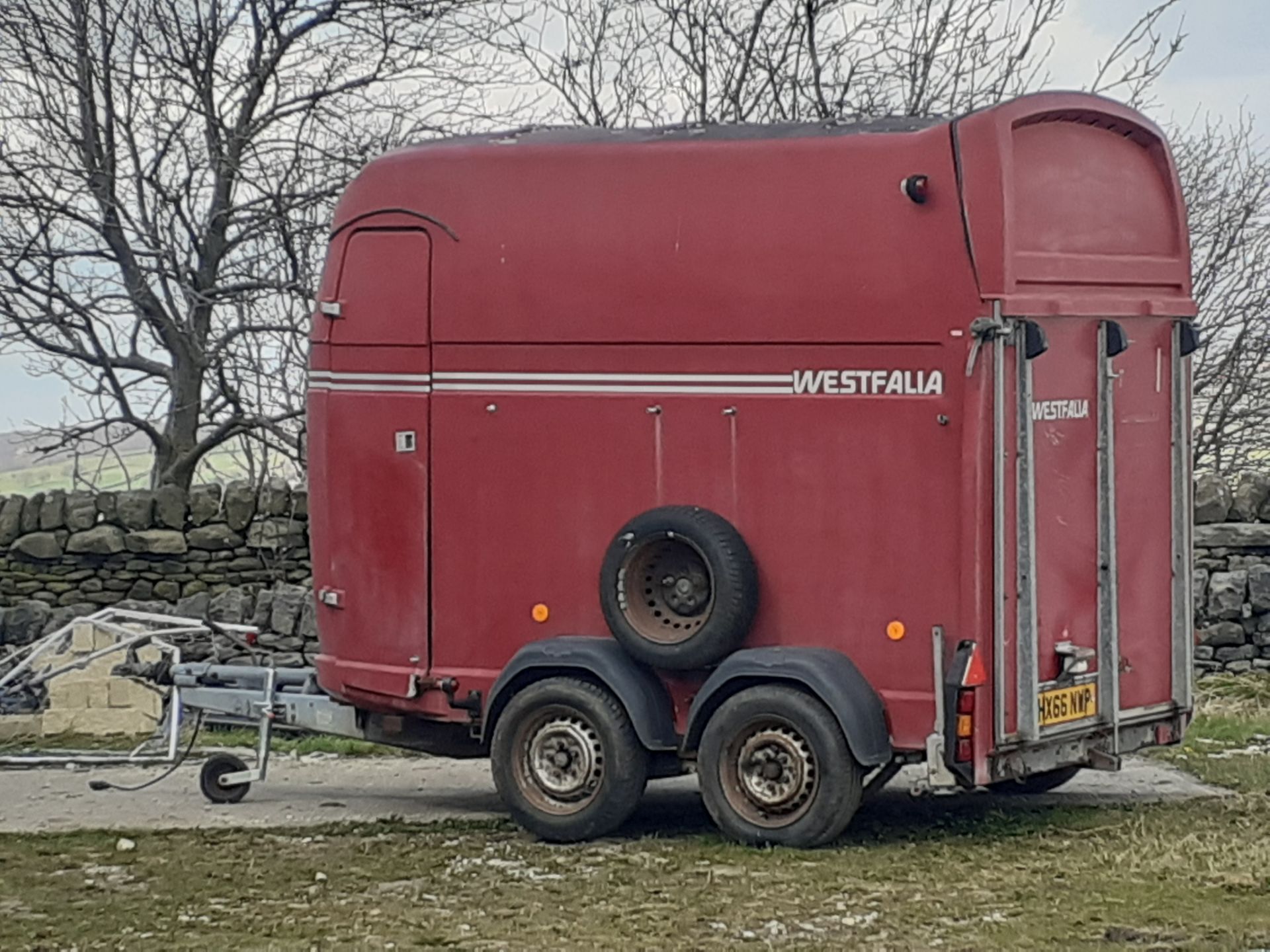 VERY RARE WESTFALIA HORSEBOX TRAILER, MADE IN GERMANY, TOWS AS IT SHOULD *NO VAT* - Image 4 of 4