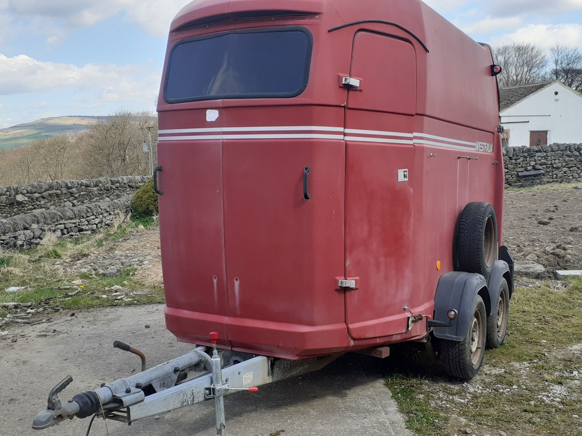 VERY RARE WESTFALIA HORSEBOX TRAILER, MADE IN GERMANY, TOWS AS IT SHOULD *NO VAT* - Image 2 of 4