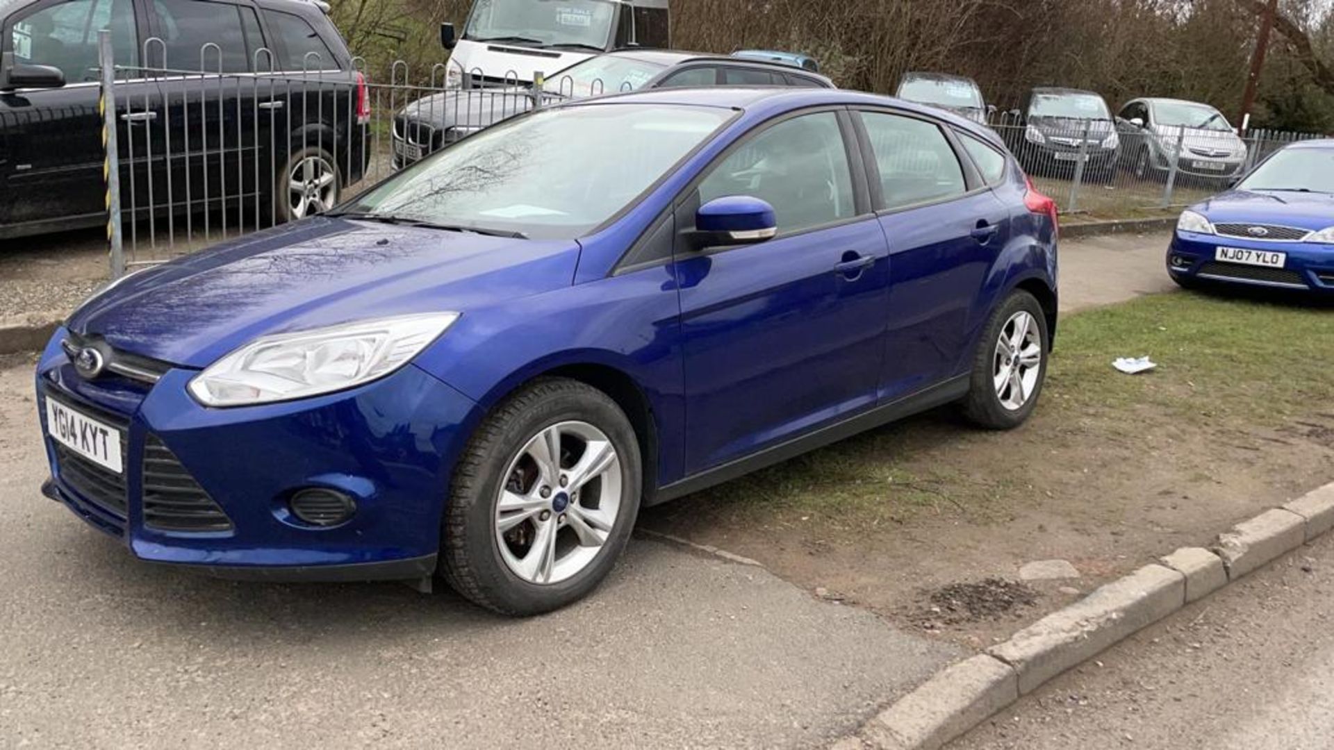 2014/14 REG FORD FOCUS EDGE ECONETIC TDCI 1.6 DIESEL BLUE 5 DOOR, SHOWING 3 FORMER KEEPERS *NO VAT* - Image 4 of 9