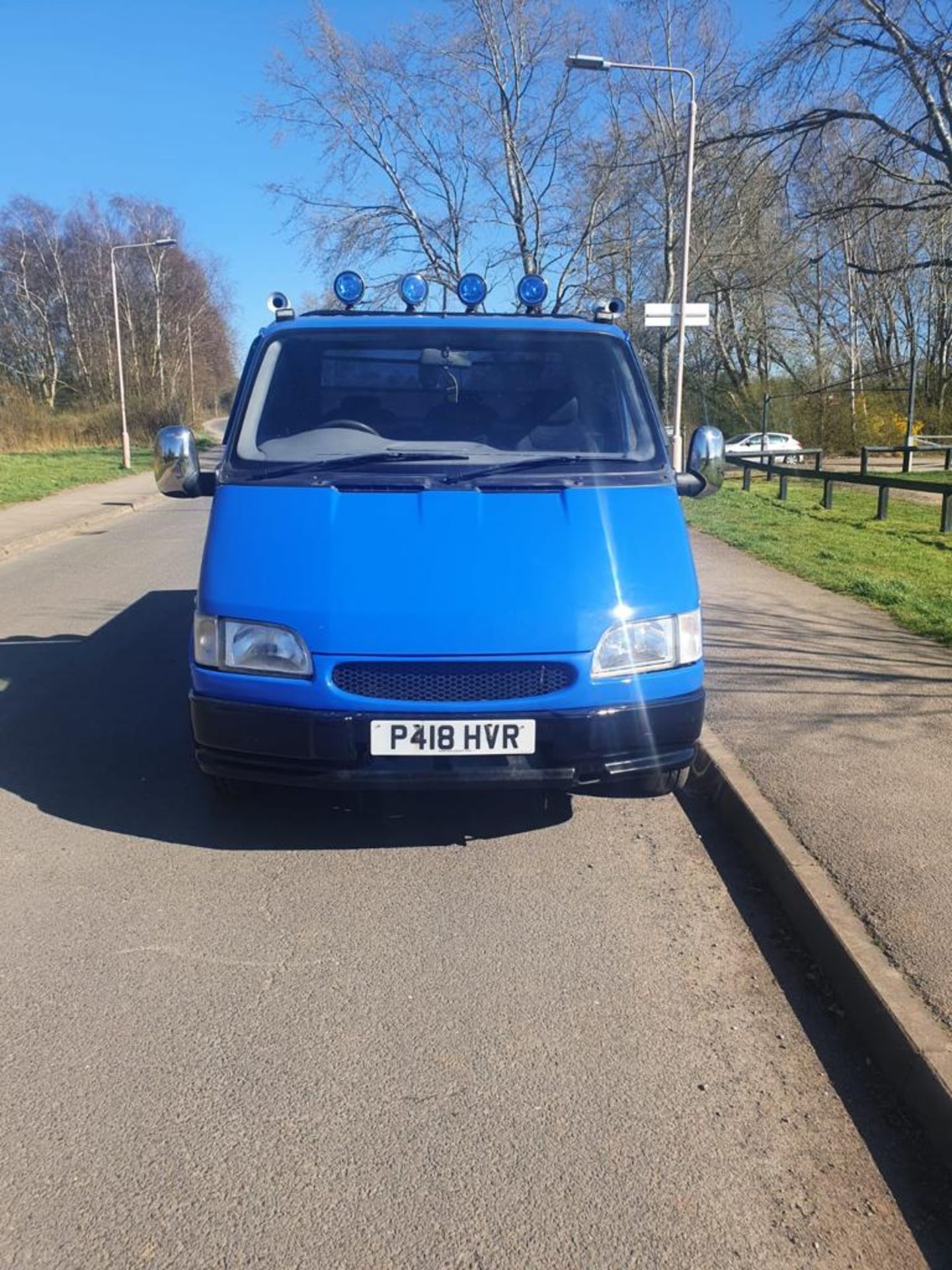 1997 FORD TRANSIT FLARESIDE, BLUE PICK-UP, DIESEL, SHOWING 10 PREVIOUS KEEPERS *NO VAT* - Image 2 of 6