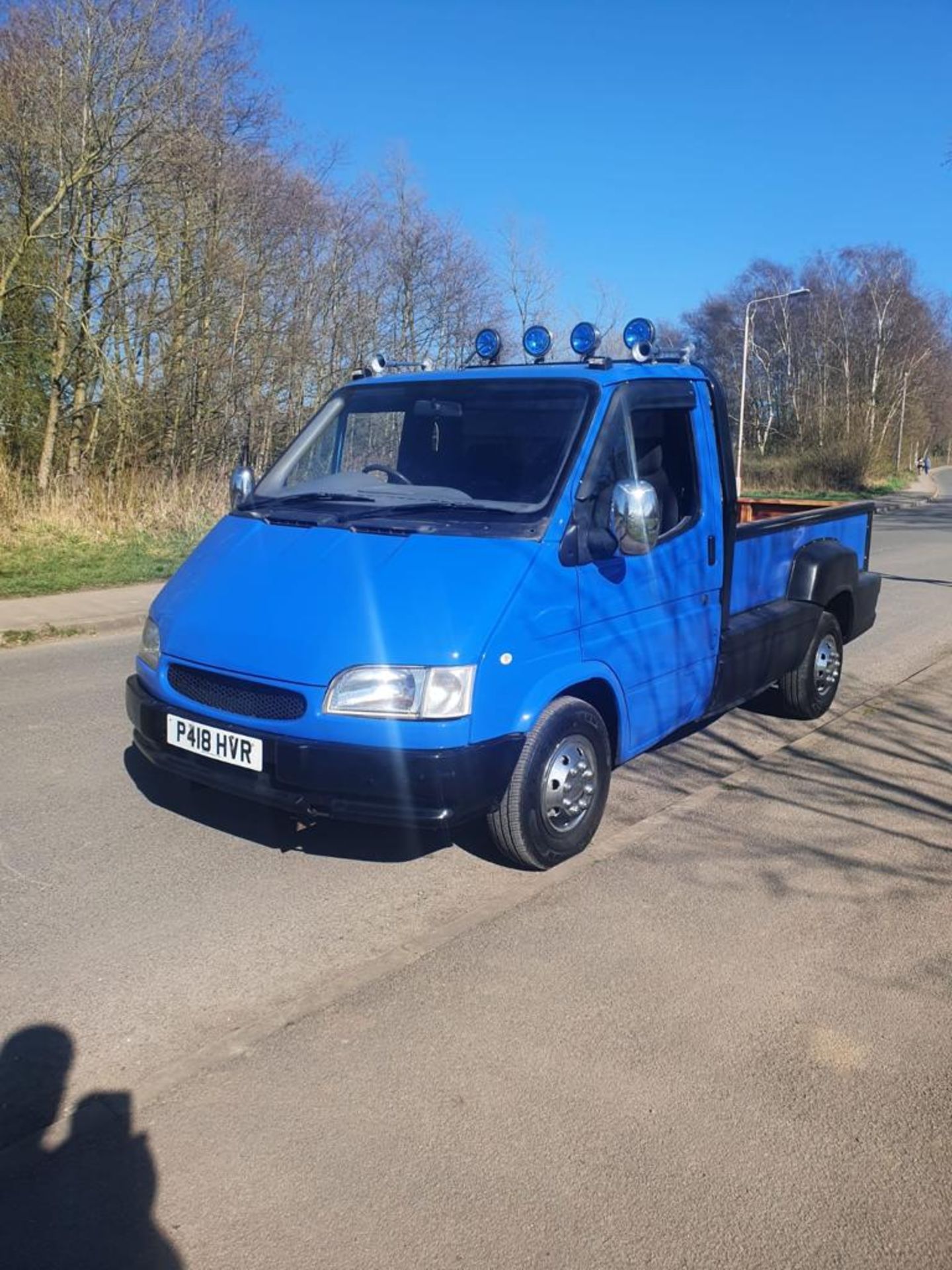 1997 FORD TRANSIT FLARESIDE, BLUE PICK-UP, DIESEL, SHOWING 10 PREVIOUS KEEPERS *NO VAT*