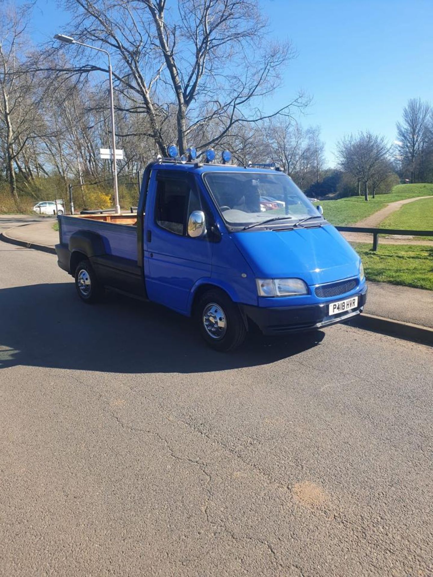 1997 FORD TRANSIT FLARESIDE, BLUE PICK-UP, DIESEL, SHOWING 10 PREVIOUS KEEPERS *NO VAT* - Image 3 of 6