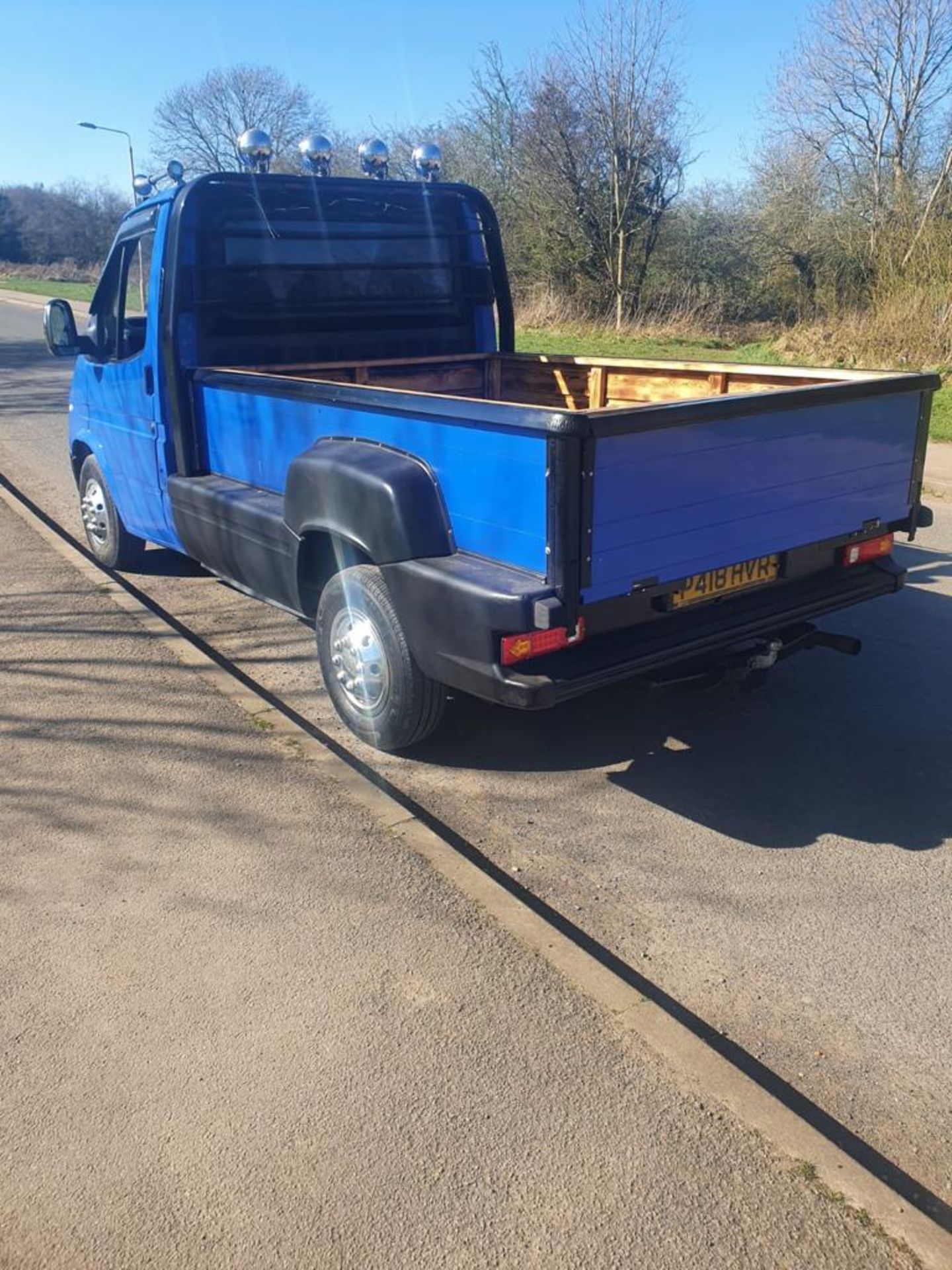 1997 FORD TRANSIT FLARESIDE, BLUE PICK-UP, DIESEL, SHOWING 10 PREVIOUS KEEPERS *NO VAT* - Image 4 of 6