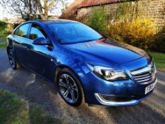 2015/15 REG VAUXHALL INSIGNIA DESIGN NAV CDTI E 2.0 DIESEL 5DR HATCHBACK, SHOWING 0 FORMER KEEPERS