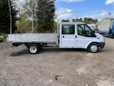 2009 (59) FORD TRANSIT 100 T350L D/C RWD, 58000 MILES, FULL MOT, DIESEL ENGINE *NO VAT*