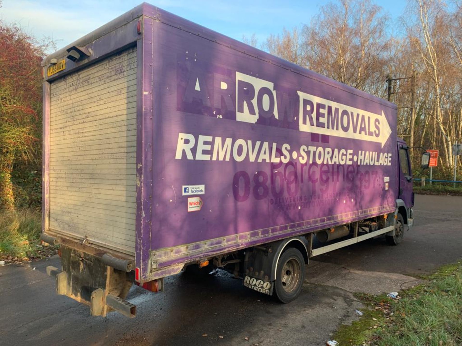 2005/55 REG DAF TRUCKS FA LF45.150 PURPLE BOX LORRY 150HP - IDEAL REMOVAL VAN *PLUS VAT* - Image 3 of 10