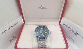 Omega Seamaster 41mm Full Size JAMES BOND Wave Dial Mens Watch *NO VAT*