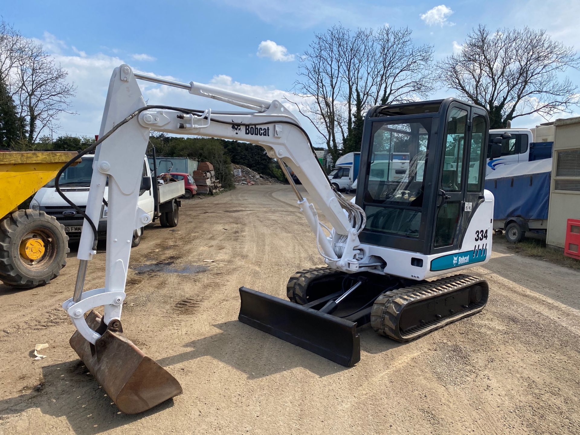 2004 BOBCAT 334D RUBBER TRACKED MINI DIGGER/ EXCAVATOR,2800 HOURS STARTS RUNS AND OPERATES *PLUS VAT