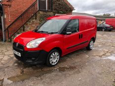 2013 FIAT DOBLO 16V MULTIJET PANEL VAN, 1.2 DIESEL ENGINE, MANUAL GEARBOX *PLUS VAT*