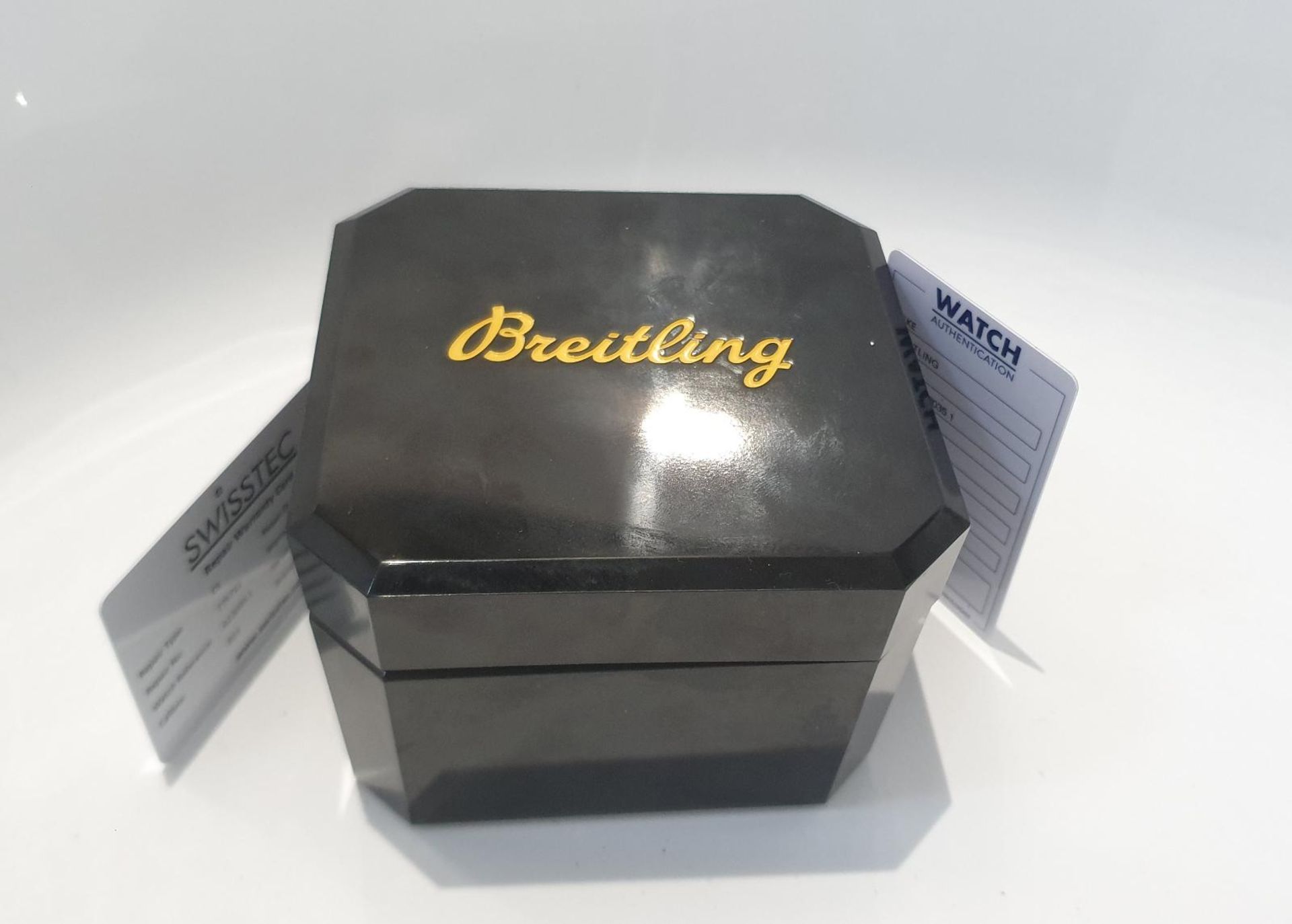 BREITLING CHRONOMAT 40mm MENS WATCH BOX MINT CONDITION NO VAT - Image 10 of 10