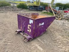 TIPPING SKIP, MADE 2018, SUITABLE FOR PALLET FORKS, RATED CAPACITY 2000KG *PLUS VAT*