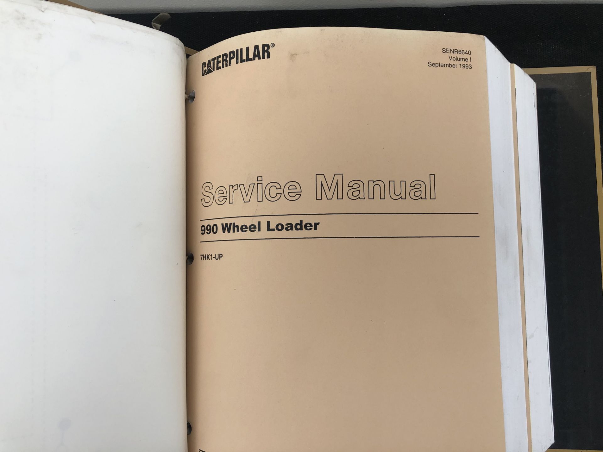 CATERPILLAR 990 SERVICE MANUAL, GENUINE FACTORY CAT WORKSHOP MANUAL - Image 4 of 5