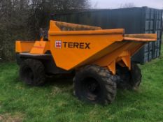 TEREX PT 3000 STRAIGHT TIP 3 TON DUMPER, IN WORKING ORDER, HOURS NOT DISPLAYED *PLUS VAT*